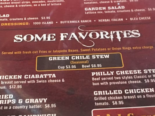 Menu photo 2 Spinns Burger & Beer Albuquerque, NM