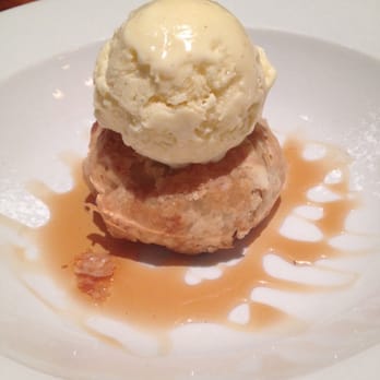 Sam's Chop House - Eccles cake dessert with home made ice cream & a delightful earl grey tea syrup. YUM! - British Near Me - Manchester, XGM Sam's Chop House - Eccles cake dessert with home made ice cream & a delightful earl grey tea syrup. YUM! - British Near Me - Manchester, XGM