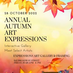 Expressions Art Gallery & Framing - Today! Friday October 28th Gallery Event from 4 pm - 6 pm