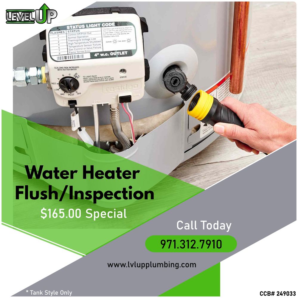 Slide of Level Up Plumbing