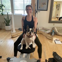 CORE Therapy & PIlates - Stella likes to help out with the Fitness classes at CORE Therapy & Pilates