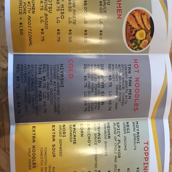 Ramen Yukinoya - menu - Ramen Near Me - Arcadia, California Ramen Yukinoya - menu - Ramen Near Me - Arcadia, California