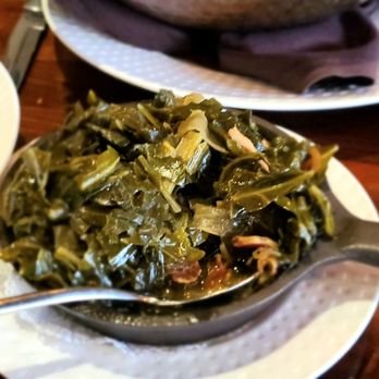 A Land Remembered - Gator Drool Beer Braised Collard Greens - Steakhouses Near Me - Orlando, Florida