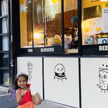 Home Frite - The best employees, and a happy little girl who got birthday fries from her favorite place. - Food Stands Near Me - Brooklyn, New York