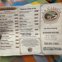 Good menu