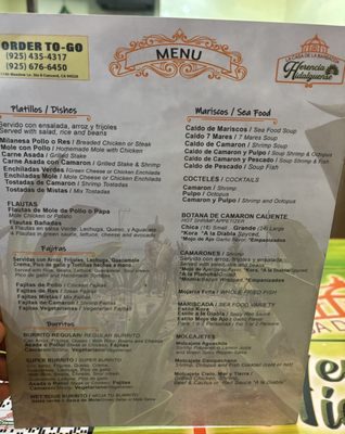 Menu photo 1 Hidalgo Heritage The Barbecue House Concord, CA