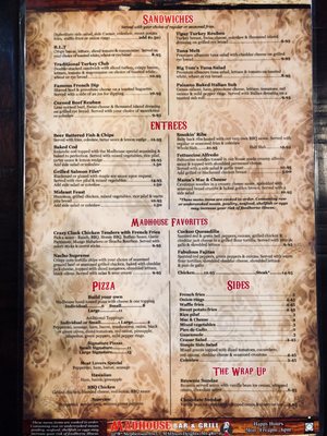 Menu photo 7 Madhouse Bar & Grill Madison Heights, MI