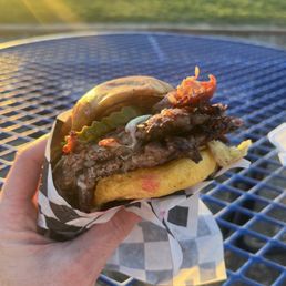 Hangover Burger (no egg add pickle)