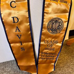 Apparel Promo - Davis Custom grad stole