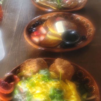 La Cheve Bakery and Brews - Asada & eggs, cornmeal pancakes, last but not least Chilaquiles - Breakfast & Brunch Near Me - Napa, California