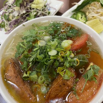 Pho Quynh - Fish cake vermicelli soup (with dill) - Vietnamese Near Me - Houston, Texas