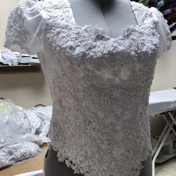 Marys Bridal - Front Corset top with sleeves - Sewing & Alterations Near Me Marys Bridal - Front Corset top with sleeves - Sewing & Alterations Near Me