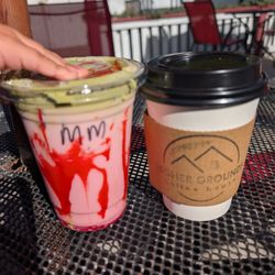 Higher Grounds Coffee House - Merry Matcha & Peppermint Cocoa