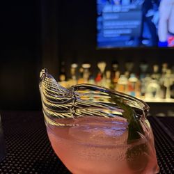Nobu - Ardea - Shell glass, I requested a different drink in it.