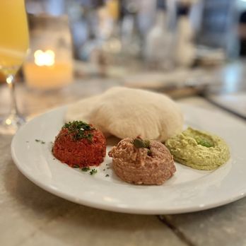 Bacari W 3rd - Hummus trio - Breakfast & Brunch Near Me - Los Angeles, California Bacari W 3rd - Hummus trio - Breakfast & Brunch Near Me - Los Angeles, California