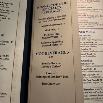 Blue Bayou Restaurant - drink menu (03/08/26) - Cajun/Creole Near Me - Anaheim, California Blue Bayou Restaurant - drink menu (03/08/26) - Cajun/Creole Near Me - Anaheim, California