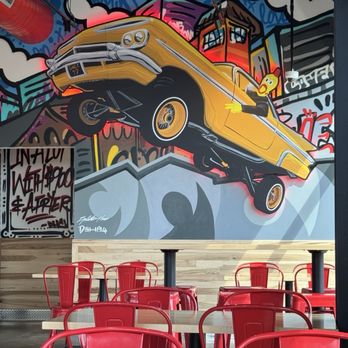 Dave's Hot Chicken - Cool art! - Chicken Shop Near Me - Longmont, Colorado
