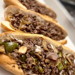 Vito's Pizza - Cheesesteaks with Premium Ribeye Meat and Cooper Sharp American