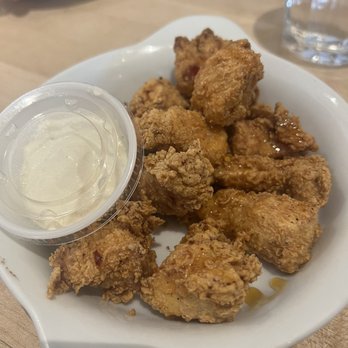 Pancake Social - Hot chicken bites - Pancakes Near Me - Atlanta, Georgia Pancake Social - Hot chicken bites - Pancakes Near Me - Atlanta, Georgia