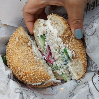Hank's Bagels - Whitefish on toasted Sesame Bagel - Coffee & Tea Near Me - Burbank, California Hank's Bagels - Whitefish on toasted Sesame Bagel - Coffee & Tea Near Me - Burbank, California