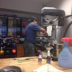 Exxxtreme 300 Pro Shop - Ball programer drilling a customers ball.