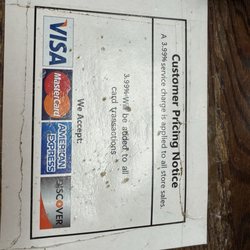 Familias Mexican Restaurant - This is misleading and doesn't specify your debit cards will be charged too