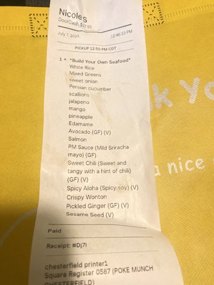 Menu photo 2 Poke Munch Chesterfield, MO