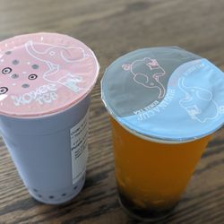 Kokee Tea - Taro milk team and mango passion fruit tea