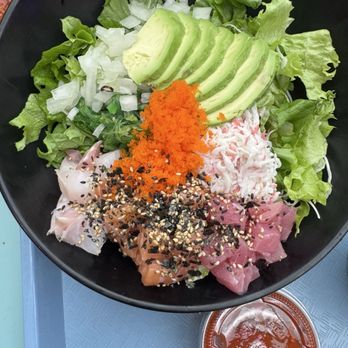 L.O.L - Mixed Poke Bowl: fresh, delicious, and filling - Japanese Near Me - Los Angeles, California