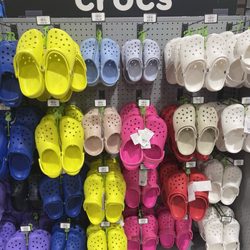 DICK'S Sporting Goods - Crocs - the pink pair has my name on them.