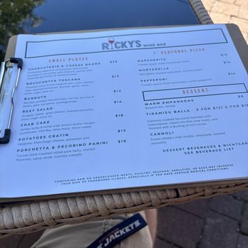Ricky’s Wine Bar & Restaurant - Food menu - Wine Bars Near Me - Williamsburg, Virginia Ricky’s Wine Bar & Restaurant - Food menu - Wine Bars Near Me - Williamsburg, Virginia