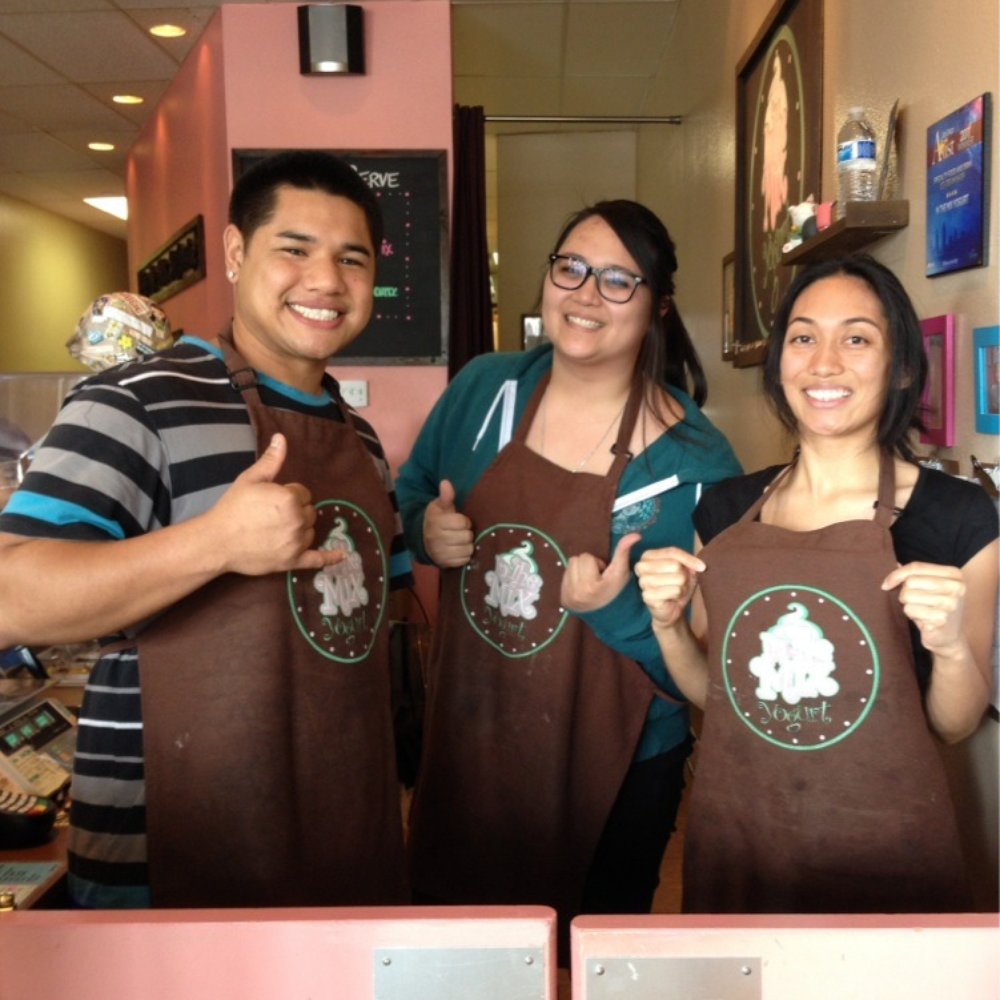 In The Mix Yogurt - Super friendly staff... look at those smiles! - Ice Cream & Frozen Yogurt Near Me - Poway, California In The Mix Yogurt - Super friendly staff... look at those smiles! - Ice Cream & Frozen Yogurt Near Me - Poway, California