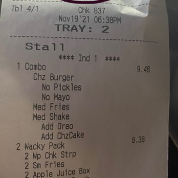 Sonic Drive-In - What I ordered... - Burgers Near Me - Fayetteville, Tennessee