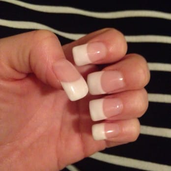 Hue Nails and Spa - Beautiful full set of pink and white gel nail extensions done by Veronica! - Nail Salons Near Me - Naples, Florida Hue Nails and Spa - Beautiful full set of pink and white gel nail extensions done by Veronica! - Nail Salons Near Me - Naples, Florida