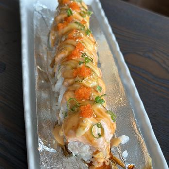 Haji Sushi House - Bake Salmon Roll - Sushi Bars Near Me - Los Angeles, California Haji Sushi House - Bake Salmon Roll - Sushi Bars Near Me - Los Angeles, California