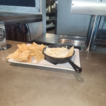 Vernal Brewing Company - Hot three cheese artichoke dip, was not hot and only tasted like cream cheese had no other flavor... - New American Near Me - Vernal, Utah