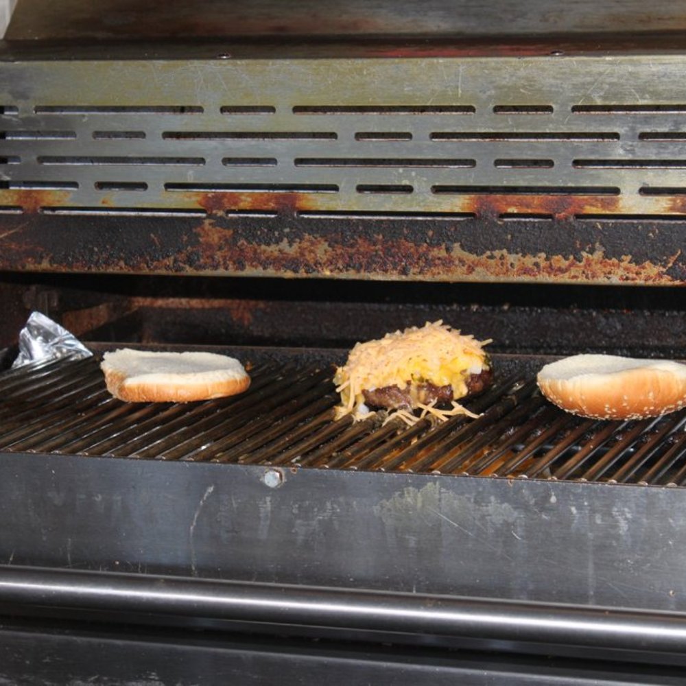 Valley Tavern - Burger cooking on the broiler - Bars Near Me - Port Hadlock, Washington Valley Tavern - Burger cooking on the broiler - Bars Near Me - Port Hadlock, Washington