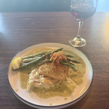 Chira's Restaurant & Catering - Parmesan Crusted Halibut - American Near Me - Salem, Oregon Chira's Restaurant & Catering - Parmesan Crusted Halibut - American Near Me - Salem, Oregon