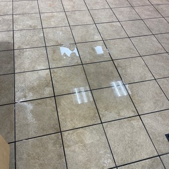Whataburger - No wet floor sign. And no one cleaning it up. - Fast Food Near Me - Prosper, Texas