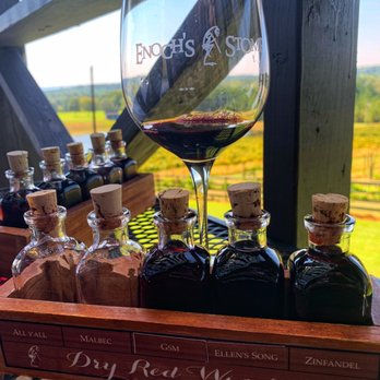 Enoch's Stomp Vineyard & Winery - Bought at tasting room $14 per display - New American Near Me - Harleton, Texas