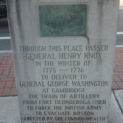 General Henry Knox Marker