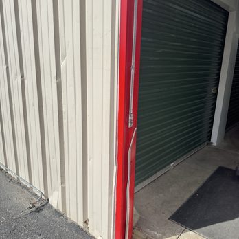 CubeSmart Self Storage - Door leading to my climate control unit is completely destroyed, and the door does not shut - Self Storage Near Me - Loves Park, Illinois