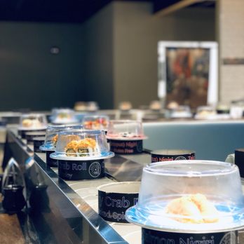Sushi Train - Price is based on the color of the plate - Sushi Bars Near Me - Minneapolis, Minnesota Sushi Train - Price is based on the color of the plate - Sushi Bars Near Me - Minneapolis, Minnesota