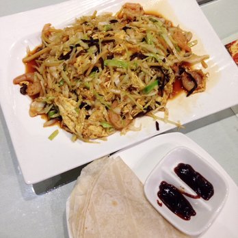 Frying Fish - Moo Shu Prawns -- maybe go the more traditional route and get pork instead... - Szechuan Near Me - Bellevue, Washington