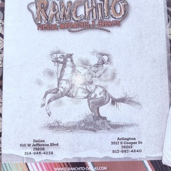El Ranchito - Dinner with friends. - Mexican Near Me - Arlington, Texas