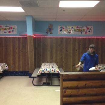 Dimond Skateland - This was the table we were thrown on.  Two parties were also in this area.  One to the right and one to the left. - Skating Rinks Near Me - Anchorage, Alaska