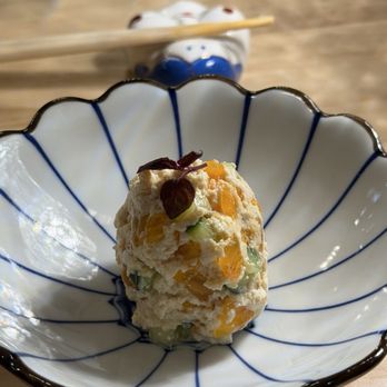 Hibari - Mashed tofu with persimmons and cucumber - Sushi Bars Near Me - Portola Valley, California
