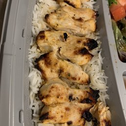 Flat Cut Chicken Kabob Plate