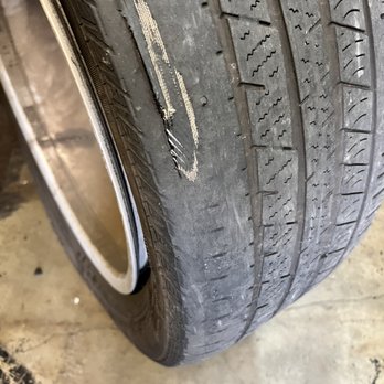 Tires Plus - This is the tire they "rotated and balanced" - Tires Near Me - Smyrna, Georgia