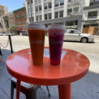 Plentea - Thai Milk Tea & Red Dragon Fruit with sweet creama - Tea Rooms Near Me - San Francisco, California Plentea - Thai Milk Tea & Red Dragon Fruit with sweet creama - Tea Rooms Near Me - San Francisco, California
